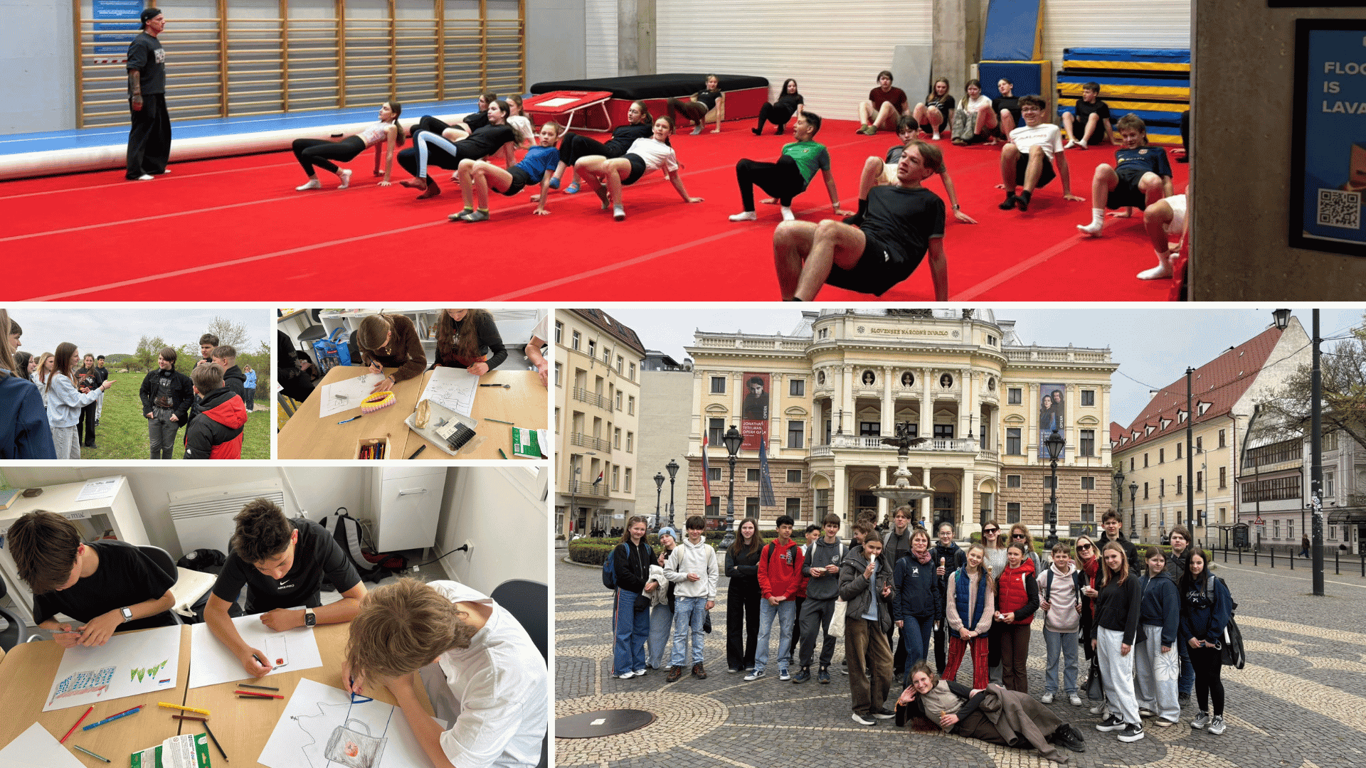 Študenti počas Erasmus+ mobility v Pezinku
